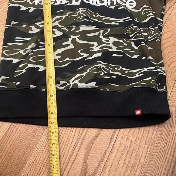 NEWBALANCE MEN’S ESSENTIAL STACKED HOODIE‎ KANGAROO POCKETS PULLOVER SIZE M - Picture 9 of 9